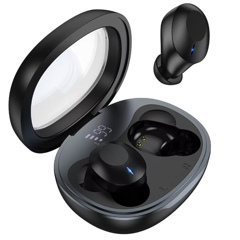 Бездротові навушники TWS HOCO EQ3 Smart Black Київ - фото 7