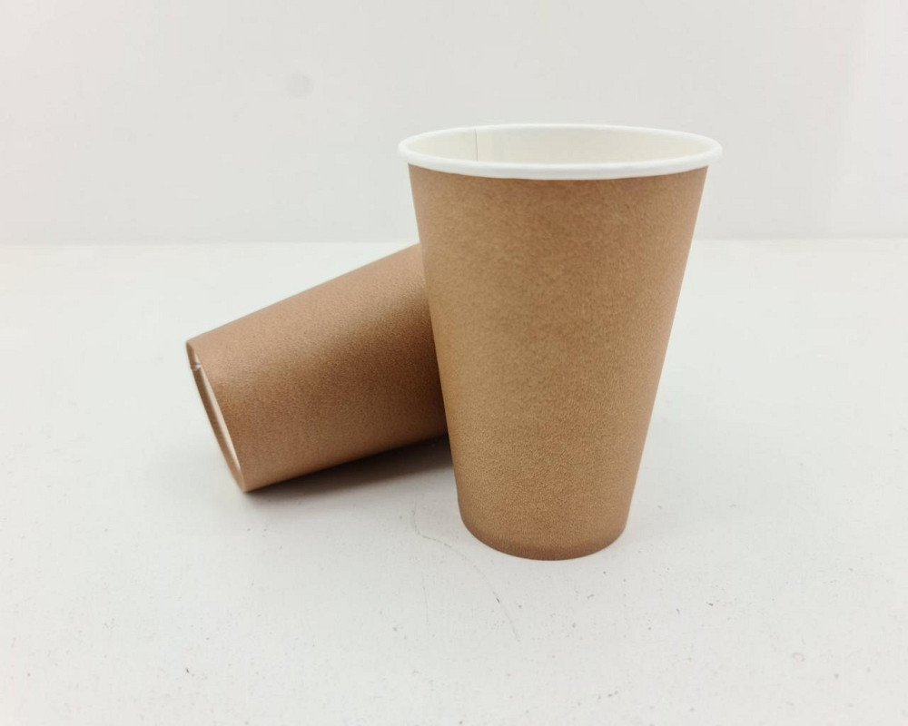 Стакан картонний 400 (12oz) "KRAFT Маестро (50 шт.) Харків - фото 3