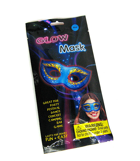 Маска карнавальная женская неоновая светится в темноте Киев - изображение 1