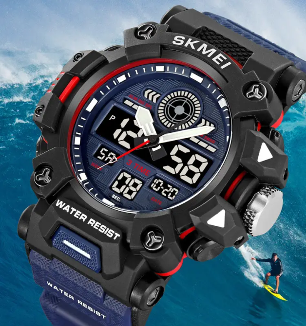 Годинник чоловічий наручний спортивний Skmei 2226 Синій Вінниця - фото 7