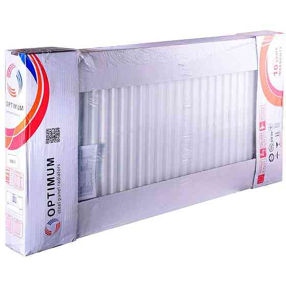 Радіатор сталевий 22/500х1300 низ-праворуч/бок OPTIMUM (без клапана INNER) Київ