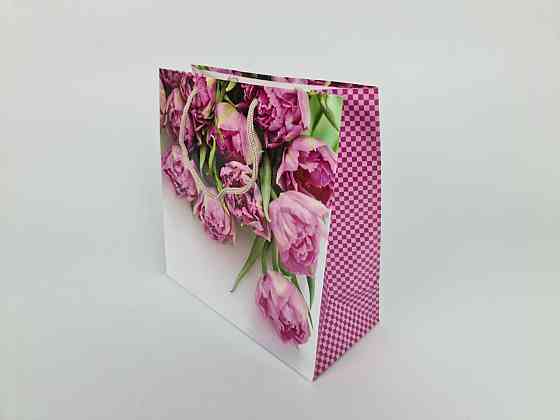 Пакет бумажный подарочный квадратный 23*24*10(артKV-083) (12 шт) Харьков