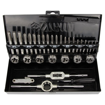 Набор метчиков и плашек Sigma 32 предмета, металлический кейс (1643191) Винница - изображение 1