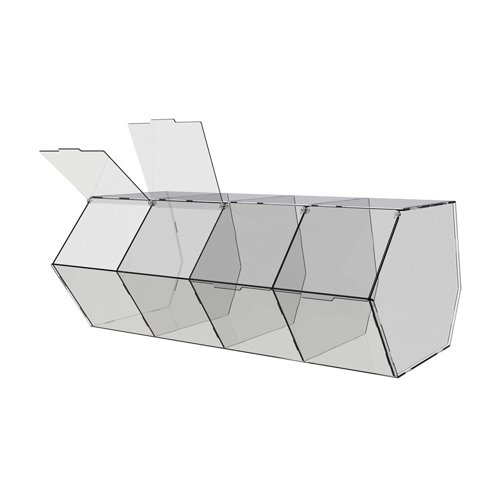 Диспенсер EKOSTAR для мармеладов, снеков, орехов 4 ячейки Киев - изображение 3