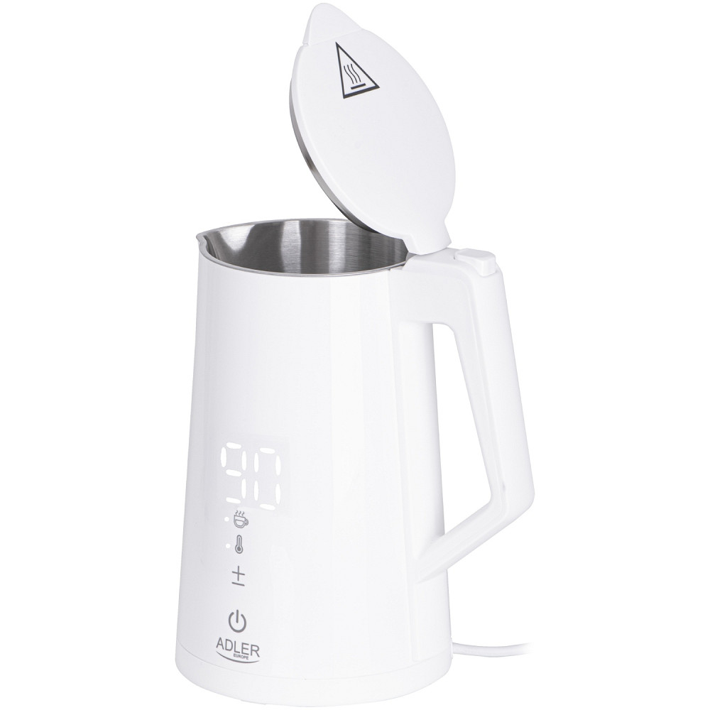 Електрочайник Adler AD 1345 white 1850-2200Вт/ 1.7л/ STRIX/ встановлення температури/ Вінниця - фото 6