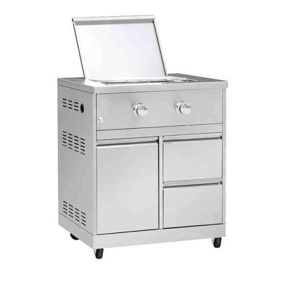 Встроенный модуль с двойной газовой конфоркой из нержавеющей стали GRILLI 777333 Код: 105968 Ровно