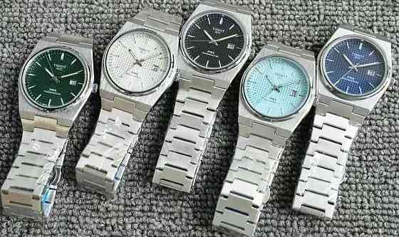 Годинник синій Tissot prx powermatic 80 Топовий Київ