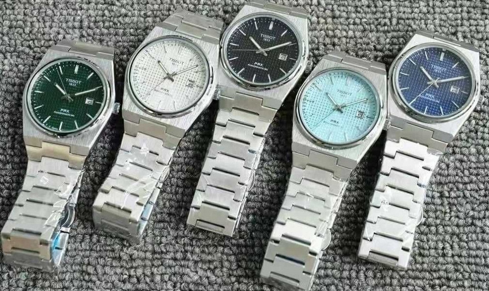 Годинник синій Tissot prx powermatic 80 Топовий Київ - фото 1