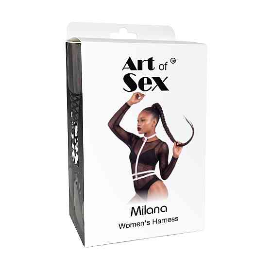 Жіноча портупея Art of Sex - Milana, екошкіра, розмір XS-2XL, колір білий Sex Aura Київ