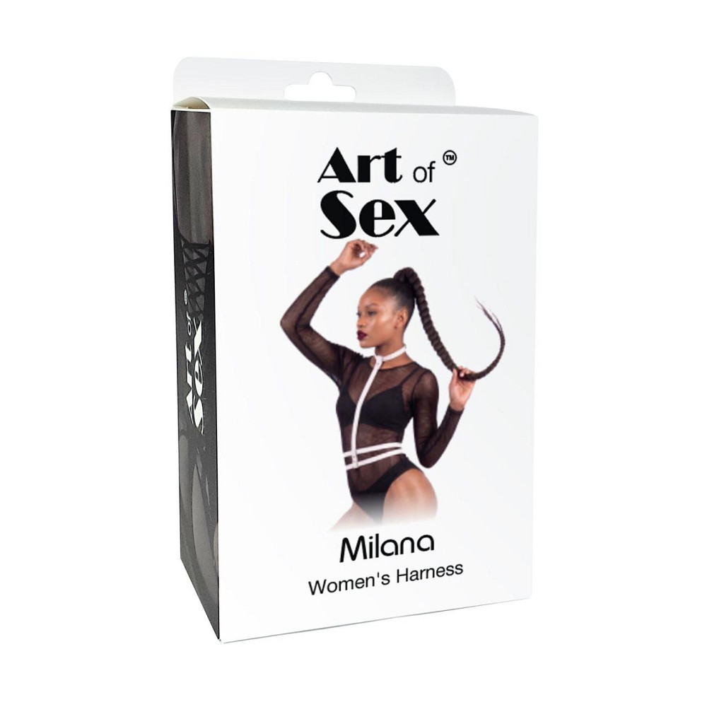 Жіноча портупея Art of Sex - Milana, екошкіра, розмір XS-2XL, колір білий Sex Aura Київ - фото 4