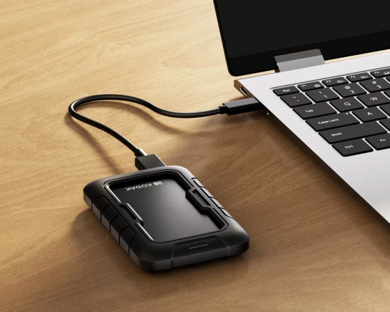 Зовнішній жорсткий диск Kodak P110 USB 3.2 Gen 1 (2.5" 500GB) Чорний Вінниця