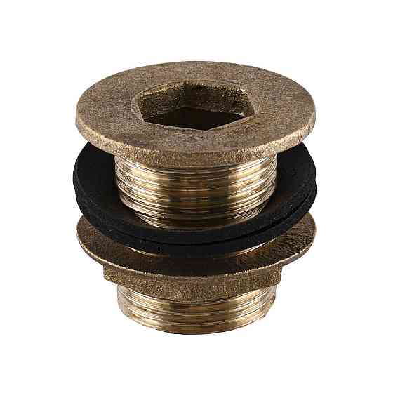 Врезка в бак 1″Н латунная LO552S OPTIMUM (000030923) Киев