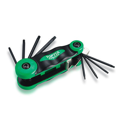 Набір шестигранників складаний TOPTUL TORX: T6-T25 AIFB0802 Чернігів - фото 1