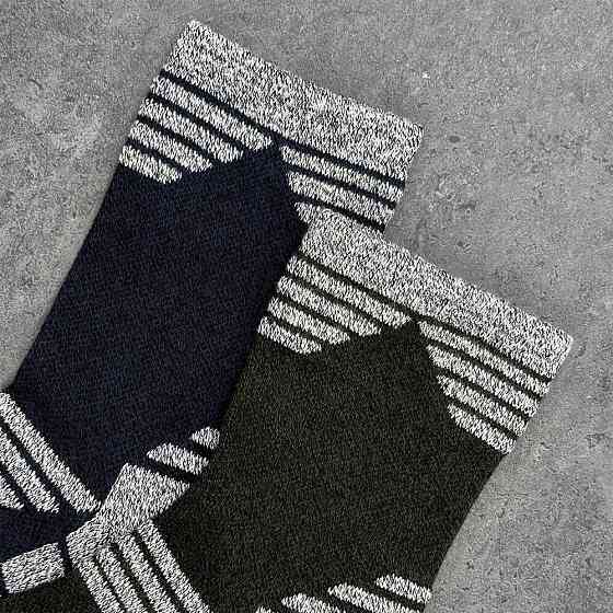 Чоловічі спортивні шкарпетки Pobedov Heat хакі з сірими вставками Київ