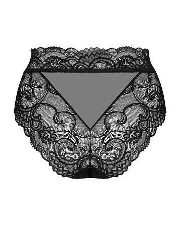 Трусики мереживні Obsessive Elizenes L \ XL Black Sex Aura Київ
