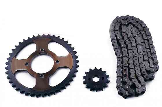 Зірки трансмісії (пара) мопед Дельта 428-14T + 428-41T (+ланцюг 104L) Мукачево