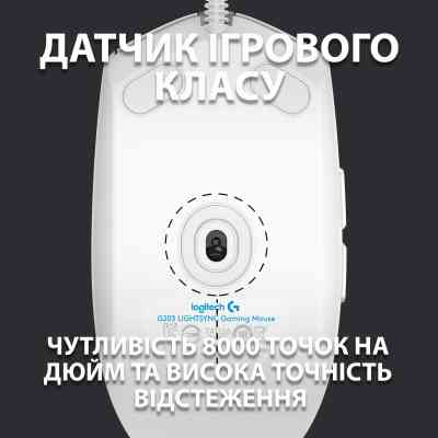 Мишка Logitech G102 Lightsync White (910-005824) Вінниця