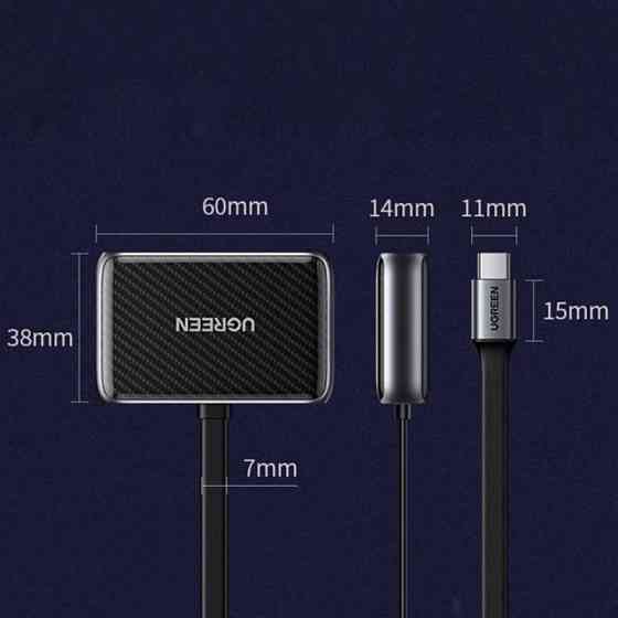 Адаптер Ugreen CM303 USB Type-C - HDMI+VGA, Black (70549) Чорний Харків