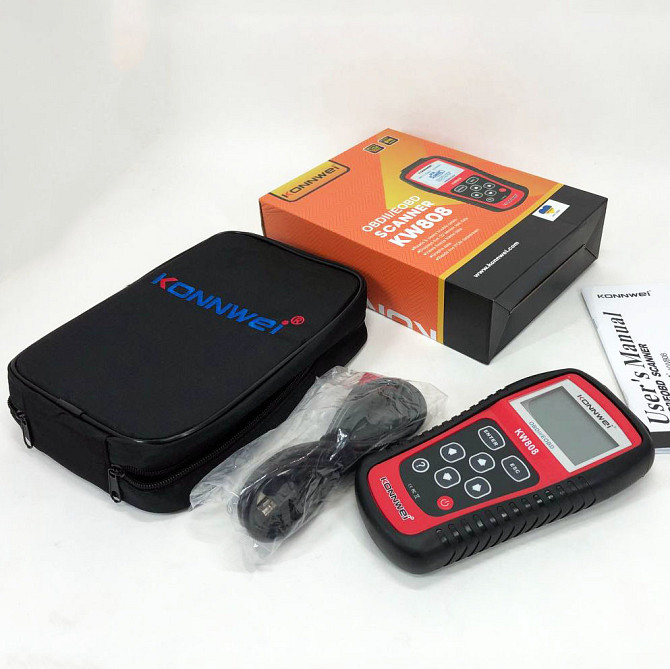 Сканер для діагностики автомобілів форд Konnwei KW808 OBD II/EOBD, Сканер для перевірки OZ-581 стану авто Київ - фото 6