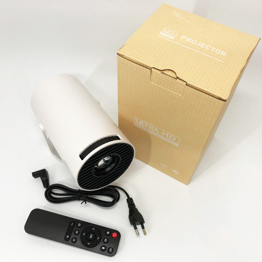 LED Проектор для дома портативный Смарт с WiFi, Bluetooth, Android 11, PH-629 белый, 1280х720р Киев - изображение 9