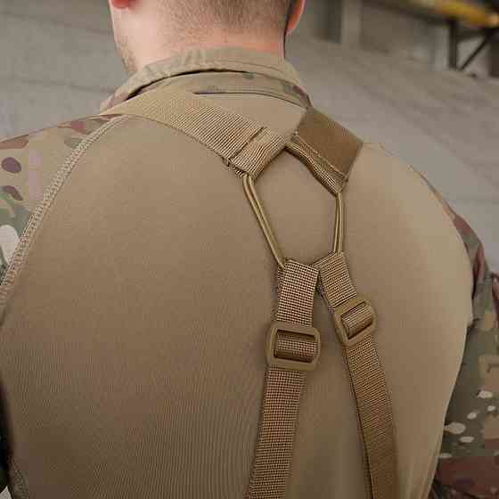 Військові лямки для тактичного поясу койот ремені та плечові лямки для рпс пояса для зсу матеріал Cordura     WAR Львів