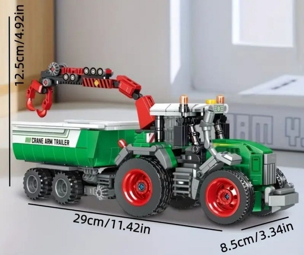 Конструктор трактор,бульдозер, комбайн (+1000деталей) Харків - фото 7