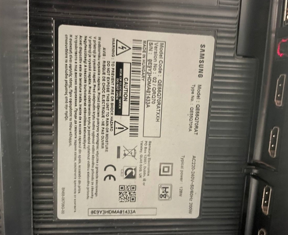 Телевизор 4K UHD QLED,HDR10+ Smart TV, Samsung QE55Q70RAT. Київ - фото 2