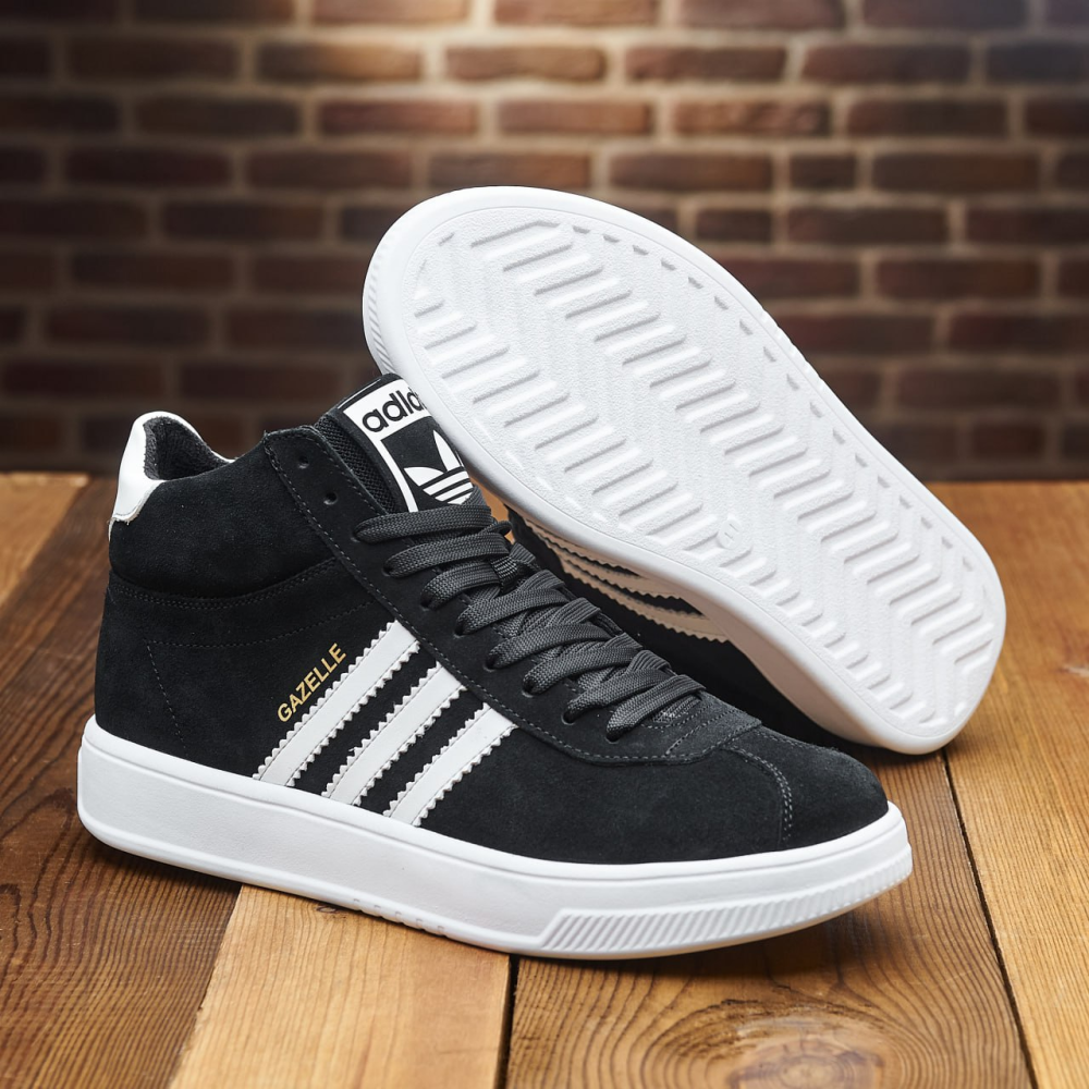 Чоловічі теплі зимові стильні черевики з натуральної шкіри та хутра А-21-4 Харків - фото 3