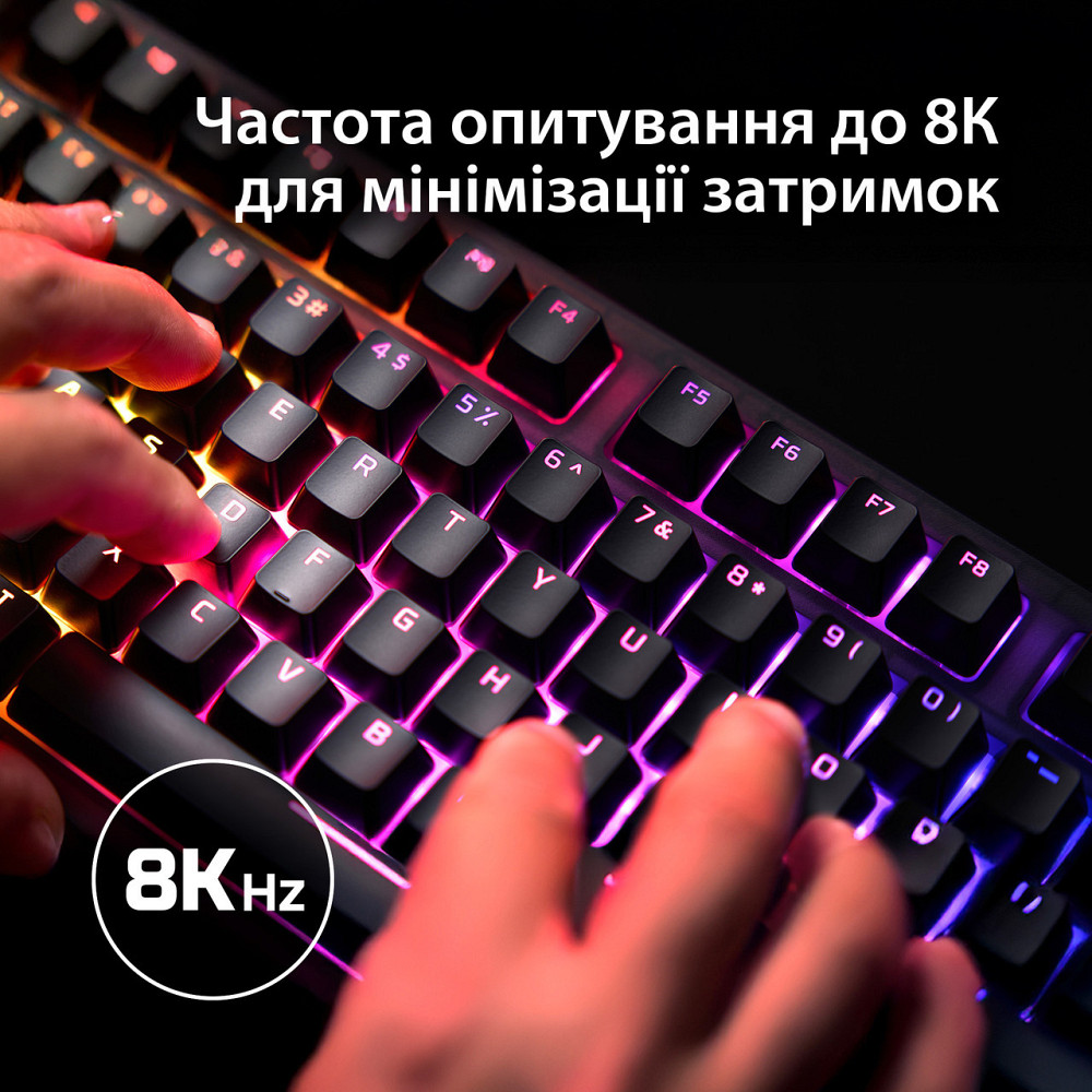 Клавіатура HyperX Origins 2 1800 HX Red USB Black (B4QS4AA) ( 22489 ) Харків - фото 14