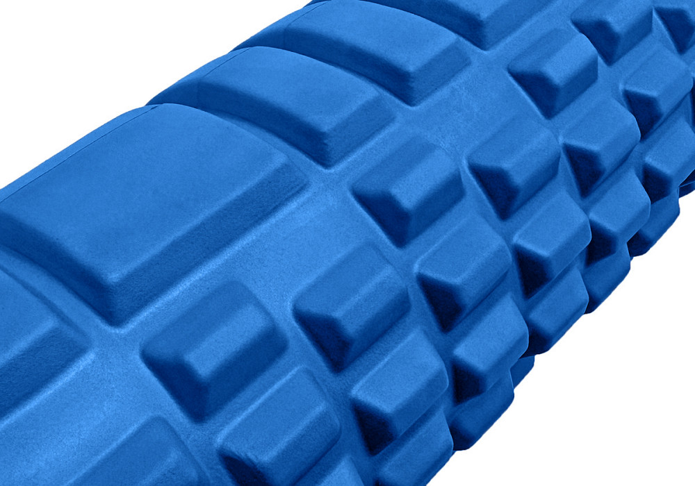 EasyFit Масажний ролер EasyFit Grid Roller 60 см v.3.1 синій Київ - фото 3