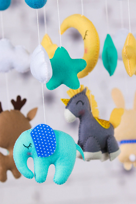 Музичний мобіль WoollyFox «Єдиноріг» з 35 мелодіями Київ - фото 2