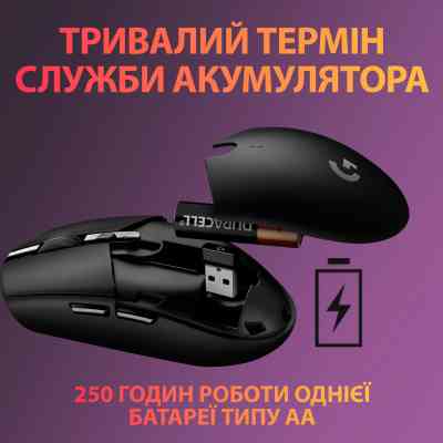Мишка Logitech G305 Lightspeed Black (910-005282) Вінниця