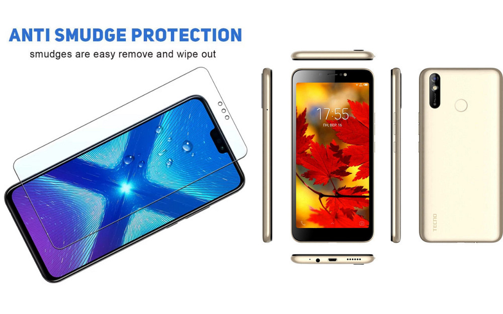 Захисне скло NeoGlass для Tecno Pouvoir 3 Air (LC6a) – надпрозоре та стійке Київ - фото 3