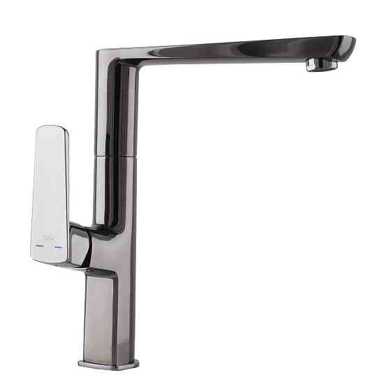 Змішувач для кухні TOPAZ LEXI TL 21401-H57-GB cartridge D25 шланги 55см,титан блиск PVD Тернополь