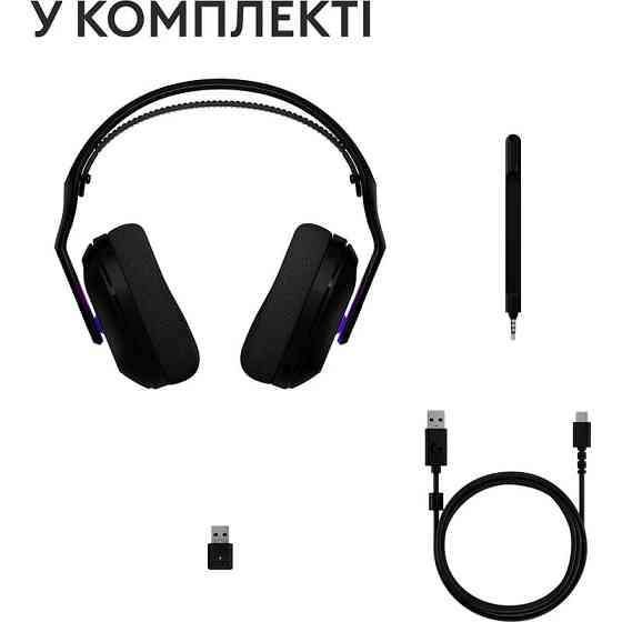 Гарнитура Logitech G522 LightSpeed Wireless Gaming Headset Black (981001544) Чорний Харків