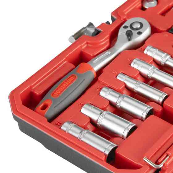 Набір інструментів 1/4" 36од (ET-6036SP) INTERTOOL ET-9036 Київ