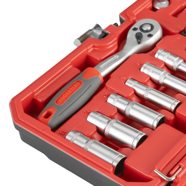 Набір інструментів 1/4" 36од (ET-6036SP) INTERTOOL ET-9036 Київ - фото 5