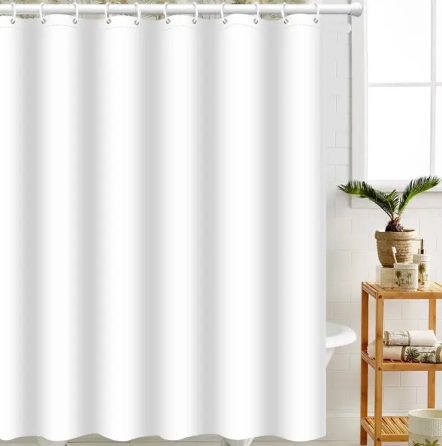 Шторка для ванної та душу bathlux люкс водовідштовхувальна штора в душову і ванну 180х180 см, PEVA, Біла Кам'янець-Подільський