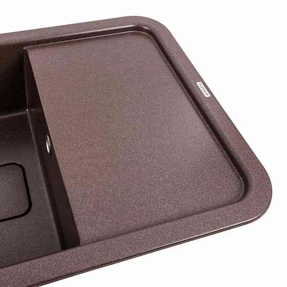 Гранитная мойка для кухни Platinum 7850 CUBE матовая Мокко Киев