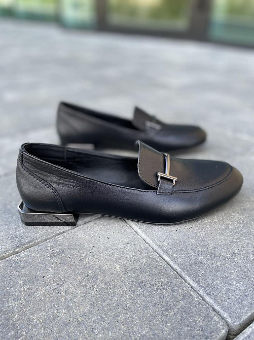 Auris Туфлі жіночі AURIS 2102 чорні (весна-осінь, шкіра натуральна) (4763) 40 Коломия - фото 1