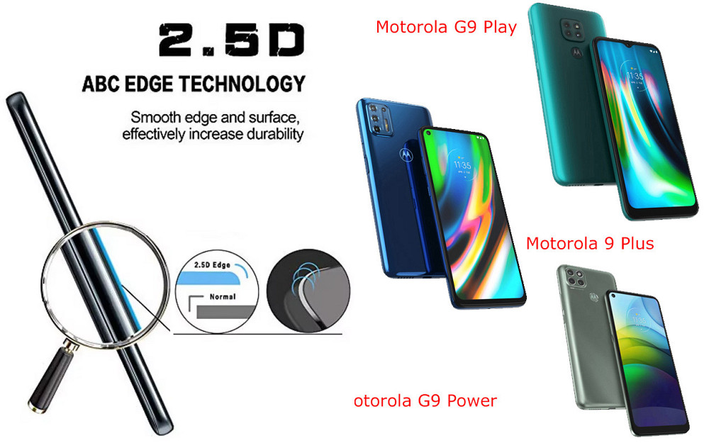 Защитное стекло ArmorGlass для Motorola G9 Play, 9 Plus, G9 Power – устойчивое к царапинам и ударам Киев - изображение 2