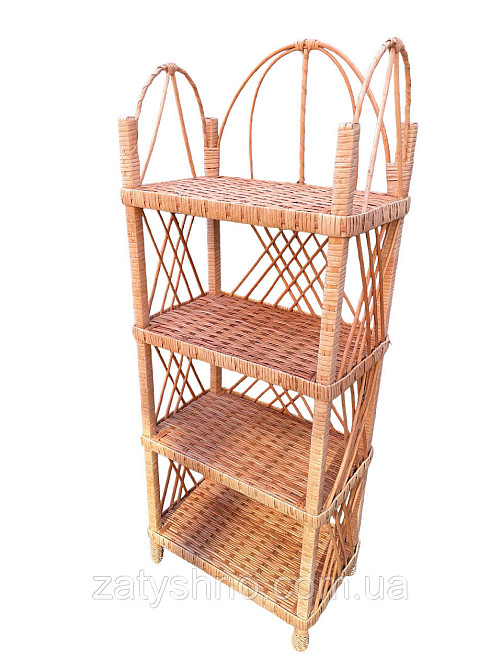 Етажерка плетеная на 4 полки Киев - изображение 2