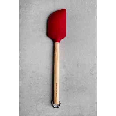 Лопатка кухонна KitchenAid Coreline для тіста, 31,8 см, береза, червоний (KQR731OHERE) Вінниця
