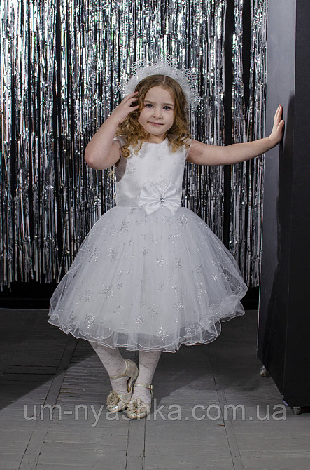 Платье Снежинка нарядное белое платье со снежинками Снежинка со снежинками Кривой Рог - изображение 6