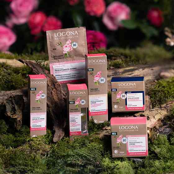 БІО–Крем для обличчя Активне Зволоження для нормальної та сухої шкіри Троянда Logona 50 мл Київ