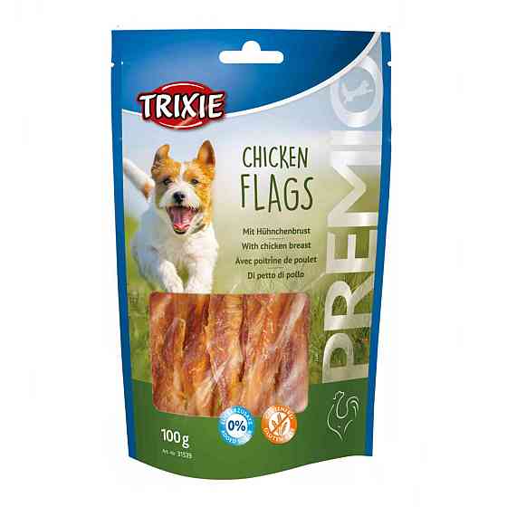 Ласощі для собак Trixie (TX-31539) PREMIO Chicken Flag рулети для собак з курячою грудинкою 100 г Вінниця
