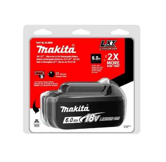 Аккумулятор для продукции Makita LXT BL1860B 18V 6.0Ah Li-ion Battey (в блистере) Черный Киев