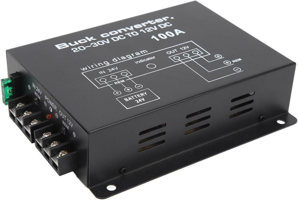 Перетворювач автомобільної напруги DC24-12 100A Вінниця - фото 3