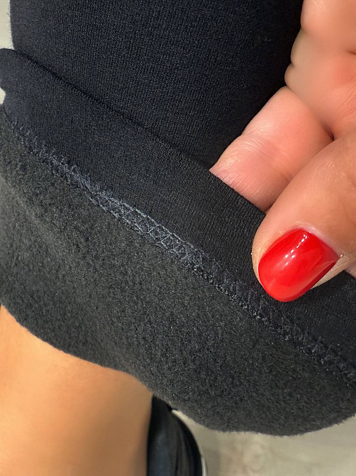 Лосини жіночі Kataya 6823 утеплені на флісі бавовняні чорні, чорний, 42-48 Київ - фото 18