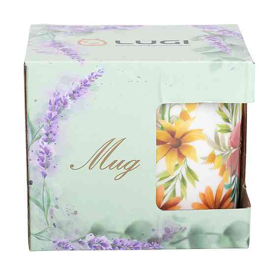 Фарфоровая кружка с рисунком для чая и кофе 400 мл Киев